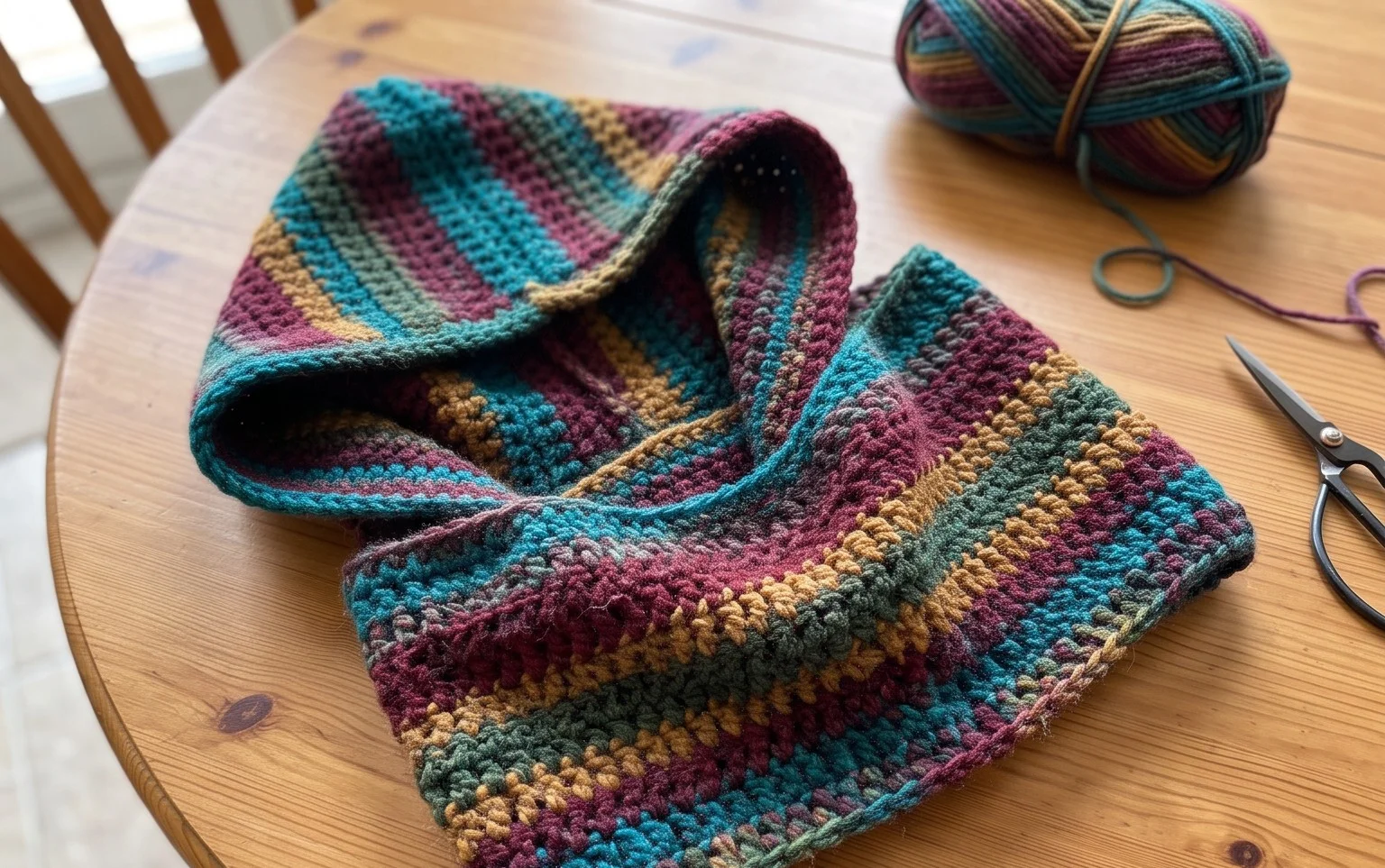 Crochet MC Cowl n’ Snood: Free Easy Pattern for Beginners