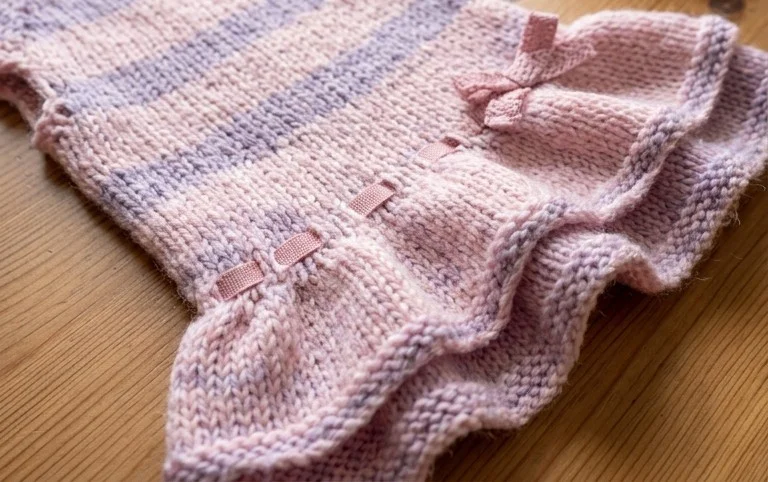 Free Pattern for Ruffled Dog Sweater Dress