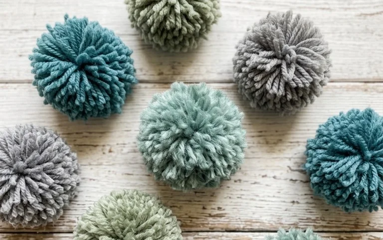 How to Make Fluffy Pom Poms: Free Beginner Crochet Guide