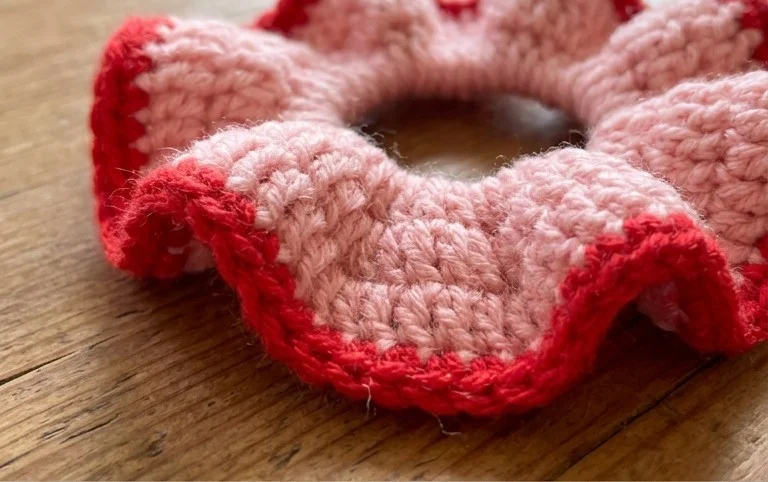 Classic Crochet Scrunchie Timeless Style for Your Hair