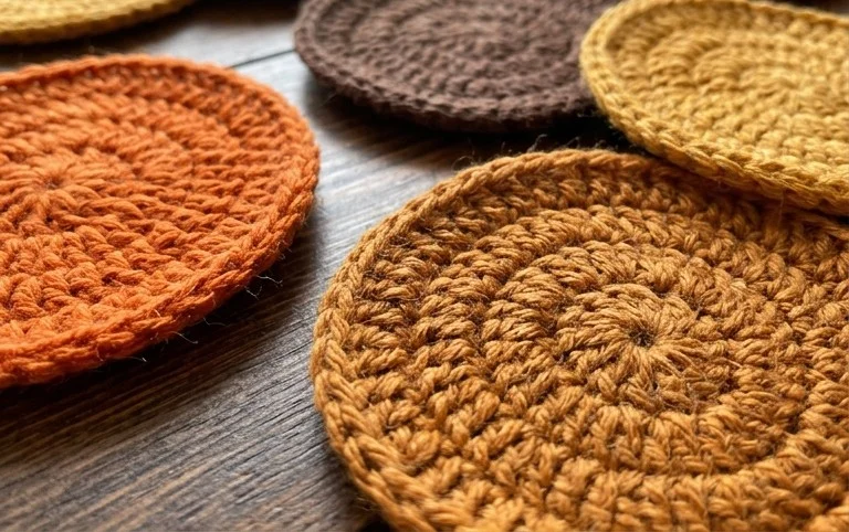 26 Free Crochet Coaster Patterns for Relaxing Autumn Evenings