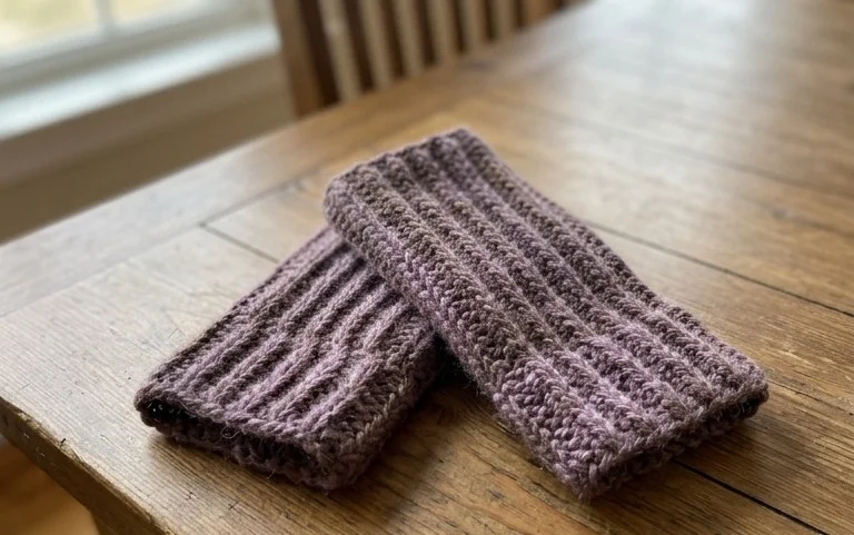 Easy Ribbed Wrist Warmers: Free Beginner Crochet Pattern